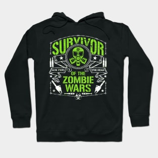 Halloween Survivor of the Zombie Wars Hoodie